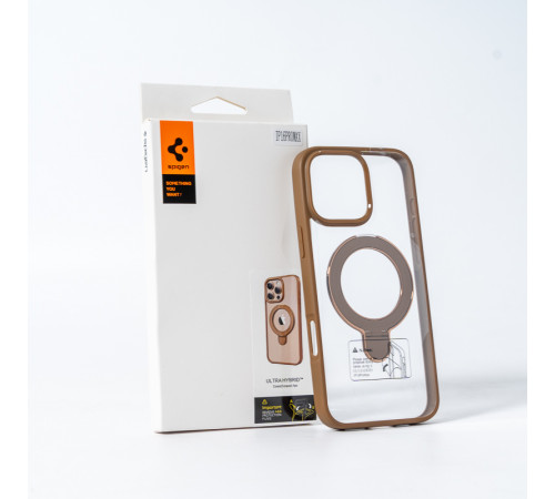 Чохол для смартфона Spigen AAA Magnetic Ring for Apple iPhone 16 Brown (SPGMGRING16Brown)