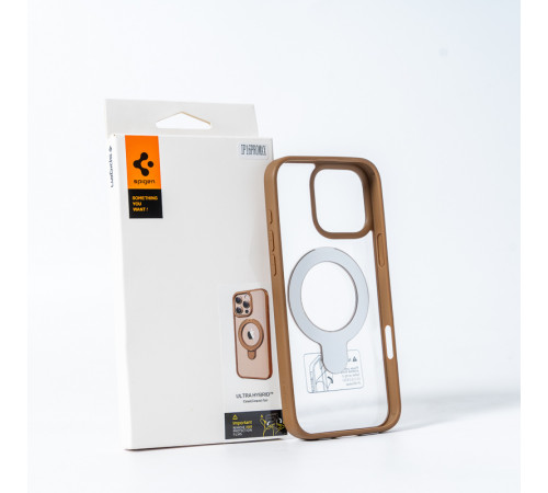 Чохол для смартфона Spigen AAA Magnetic Ring for Apple iPhone 16 Brown (SPGMGRING16Brown)