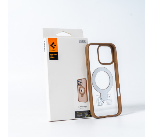 Чохол для смартфона Spigen AAA Magnetic Ring for Apple iPhone 16 Brown (SPGMGRING16Brown)