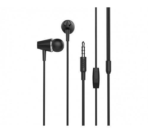 Навушники дротові HOCO M34 (3.5mm) Black (6957531078456)