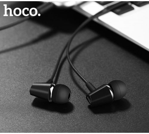 Навушники дротові HOCO M34 (3.5mm) Black (6957531078456)