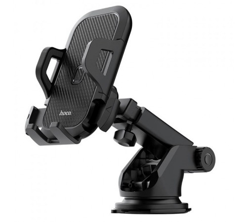 Автотримач для телефона HOCO CA76 Touareg one-touch center console car holder Black (6931474742568)