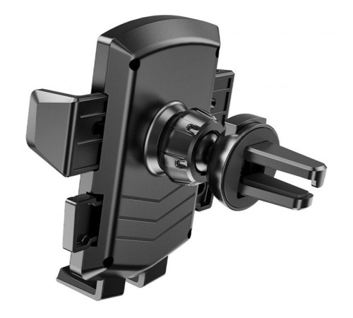 Автотримач для телефона HOCO CA86 Davy one-button air outlet car holder Black (6931474751485)