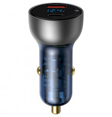 Автомобільний зарядний пристрій Baseus Particular Digital Display QC+PPS Dual Quick Charger Car Charger 65W Shallow tarnish (CCKX-C0A)