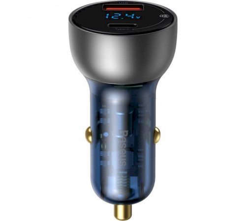 Автомобільний зарядний пристрій Baseus Particular Digital Display QC+PPS Dual Quick Charger Car Charger 65W Shallow tarnish (CCKX-C0A)
