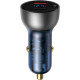 Автомобільний зарядний пристрій Baseus Particular Digital Display QC+PPS Dual Quick Charger Car Charger 65W Shallow tarnish (CCKX-C0A)
