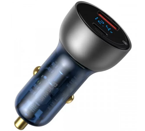Автомобільний зарядний пристрій Baseus Particular Digital Display QC+PPS Dual Quick Charger Car Charger 65W Shallow tarnish (CCKX-C0A)