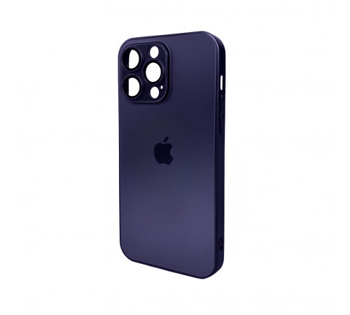 Чохол для смартфона AG Glass Matt Frame Color Logo for Apple iPhone 15 Pro Max Deep Purple (AGMattFrameiP15PMPurple)