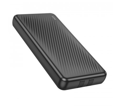 Зовнішній акумулятор BOROFONE BJ57 Graceful 22.5W+PD20W fully compatible power bank with cable (10000mAh) Black (6941991111846)