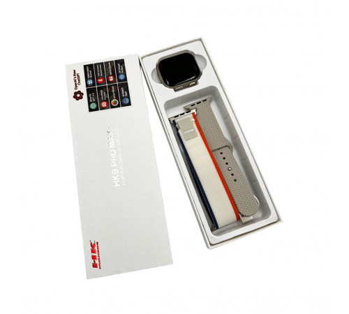 Смарт-годинник HK 9 Pro Max Plus 45mm. 230 mAh. IP67 Amoled Grey (HK9PMMINIGREY)
