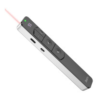 Лазерна указка HOCO GM202 Smart PPT page turning pen Silver (6942007634618)