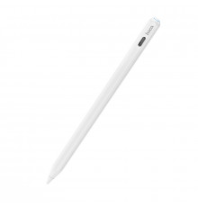 Стилус HOCO GM112 Intelligent anti-lost active capacitive pen with digital display pad dedicated White (6942007634588)