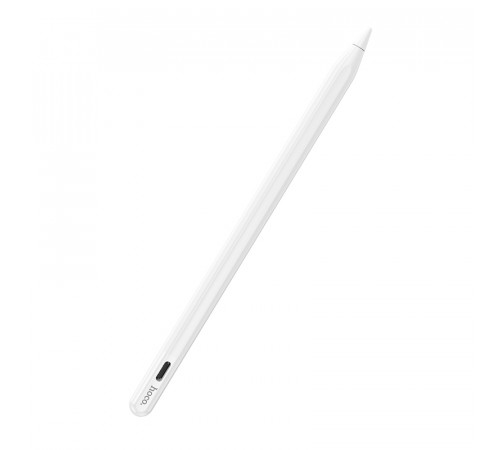 Стилус HOCO GM112 Intelligent anti-lost active capacitive pen with digital display pad dedicated White (6942007634588)