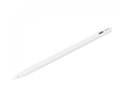 Стилус HOCO GM112 Intelligent anti-lost active capacitive pen with digital display pad dedicated White (6942007634588)