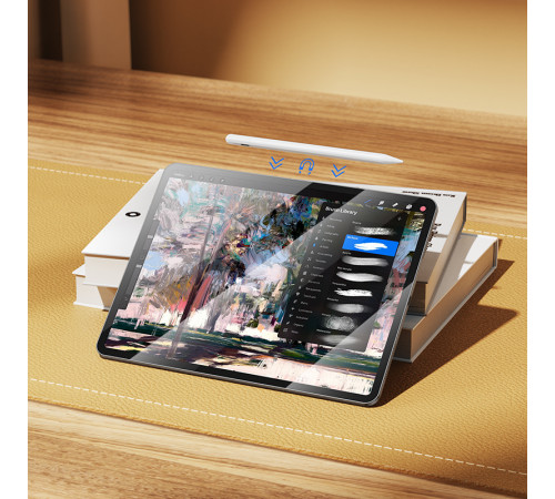 Стилус HOCO GM112 Intelligent anti-lost active capacitive pen with digital display pad dedicated White (6942007634588)