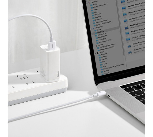 Кабель Baseus Superior Series USB to Type-C 66W 1m White (CATYS-02)