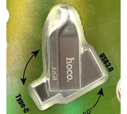 USB флеш Hoco UD8 32Gb Smart USB3.0+Type-C Швидкісна
