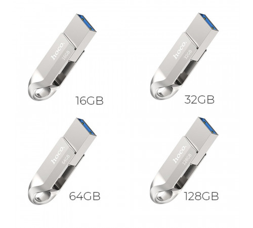 USB флеш Hoco UD8 64Gb Smart USB3.0+Type-C Швидкісна