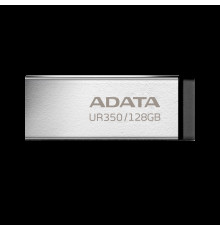 Флеш-накопичувач ADATA USB 3.2 UR 350 128Gb Silver/Black (UR350-128G-RSR/BK)