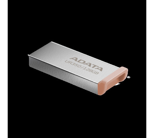 Флеш-накопичувач ADATA USB 3.2 UR 350 128Gb Silver/Beige (UR350-128G-RSR/BG)