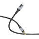Аудіокабель BOROFONE BL19 iP to 3.5mm male, TPE, 1m, Black (6941991108327)