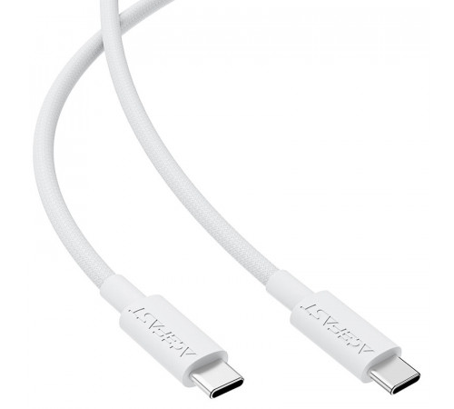 Кабель ACEFAST C18-03 USB-C to USB-C braid charging data cable White (6974316284253)