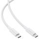 Кабель ACEFAST C18-03 USB-C to USB-C braid charging data cable White (6974316284253)