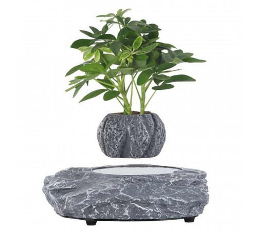 Магнітний левітаційний горщик для рослин HCNT Magnetic Levitating Pot M5B-P Grey (M005B-P)