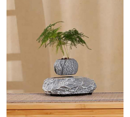 Магнітний левітаційний горщик для рослин HCNT Magnetic Levitating Pot M5B-P Grey (M005B-P)