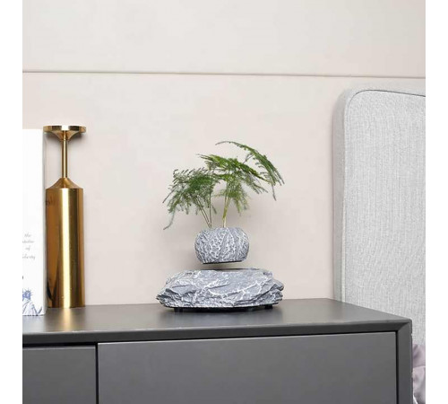 Магнітний левітаційний горщик для рослин HCNT Magnetic Levitating Pot M5B-P Grey (M005B-P)