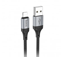 Кабель HOCO X102 Fresh charging data cable iP Black (6942007608756)