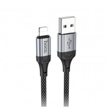 Кабель HOCO X102 Fresh charging data cable iP Black (6942007608756)