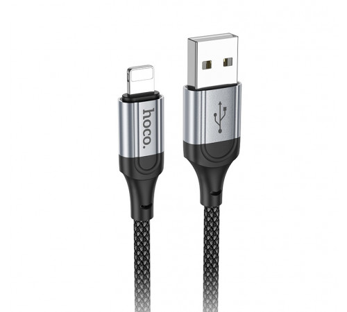 Кабель HOCO X102 Fresh charging data cable iP Black (6942007608756)