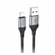 Кабель HOCO X102 Fresh charging data cable iP Black (6942007608756)