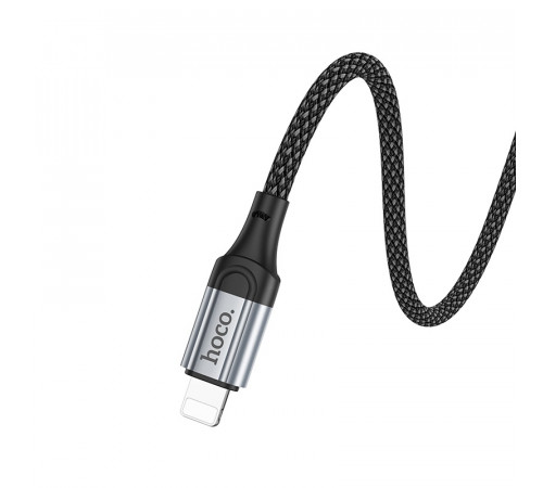 Кабель HOCO X102 Fresh charging data cable iP Black (6942007608756)
