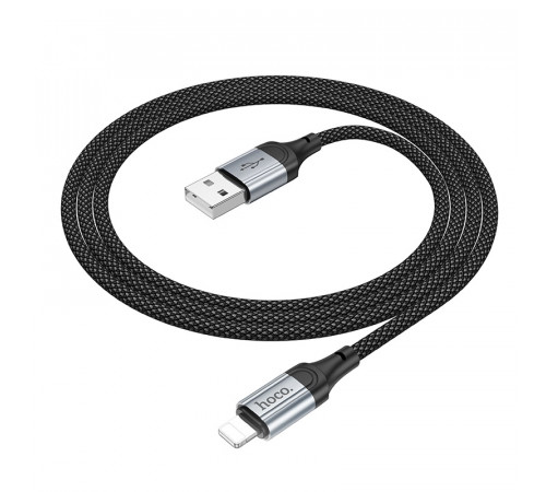 Кабель HOCO X102 Fresh charging data cable iP Black (6942007608756)