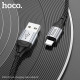 Кабель HOCO X102 Fresh charging data cable iP Black (6942007608756)