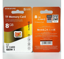 Карта пам'яті Borofone 8Gb 10 Class (без адаптера)