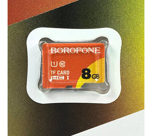 Карта пам'яті Borofone 8Gb 10 Class (без адаптера)