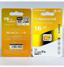 Карта пам'яті Borofone 16Gb 10 Class (без адаптера)