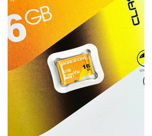 Карта пам'яті Borofone 16Gb 10 Class (без адаптера)