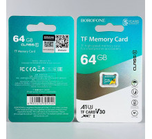 Карта пам'яті Borofone 64Gb 10 Class (без адаптера)