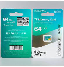 Карта пам'яті Borofone 64Gb 10 Class (без адаптера)