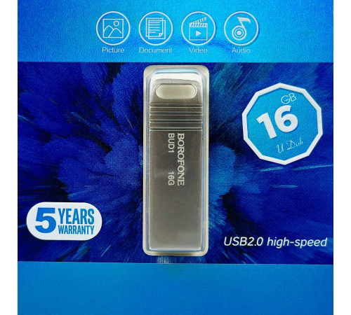 USB флеш Borofone BUD1 16Gb USB2.0