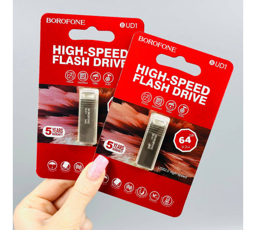 USB флеш Borofone BUD1 64Gb USB2.0