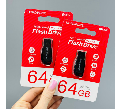 USB флеш Borofone BUD2 64Gb USB2.0
