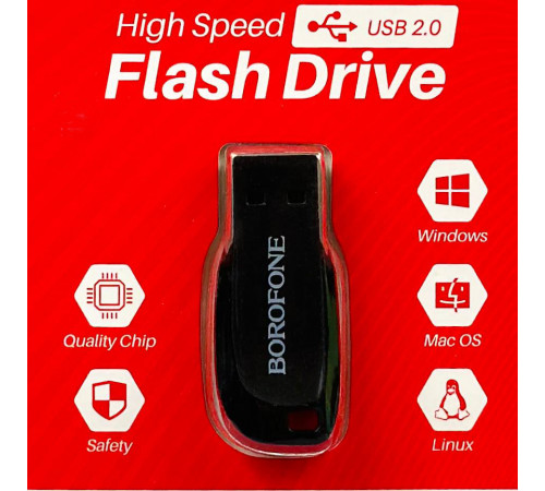 USB флеш Borofone BUD2 8Gb USB2.0