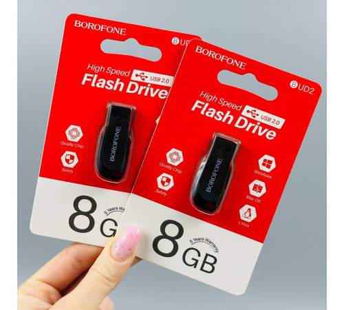 USB флеш Borofone BUD2 8Gb USB2.0
