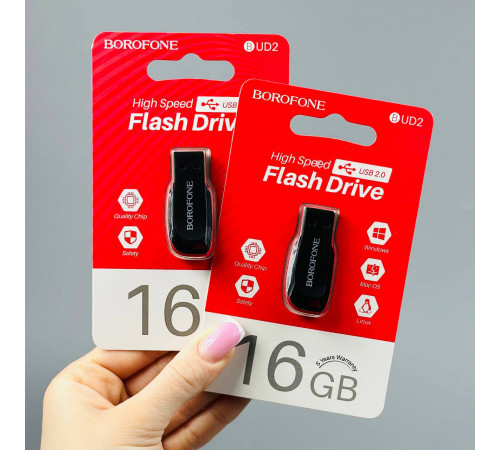 USB флеш Borofone BUD2 16Gb USB2.0