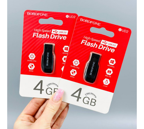 USB флеш Borofone BUD2 4Gb USB2.0